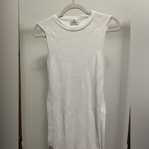 White Aritzia knit top